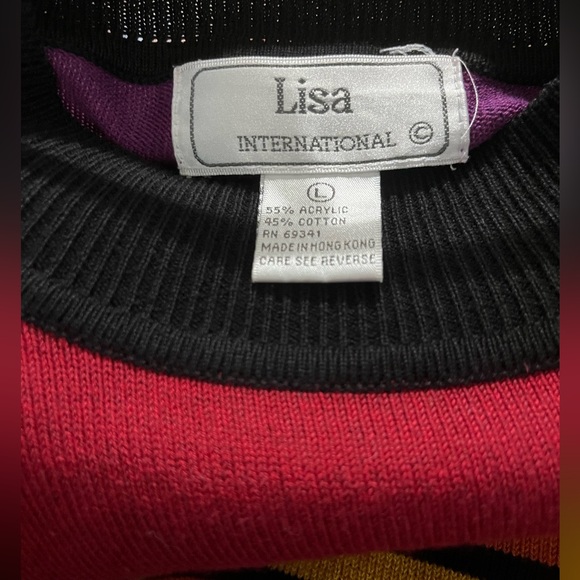 Rainbow vintage sweatshirt sz Large - Picture 6 of 8